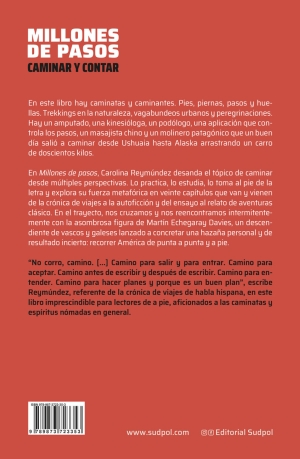 Millones de pasos: caminar y contar - back cover